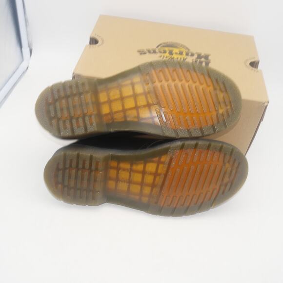 NEW Dr. Martens 1461 Shoes  Men's 7 Women's 8 Smooth Leather Oxford Black - Picture 6 of 8